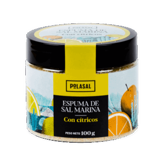 Mousse de sel marin nature au citron et orange 100 g