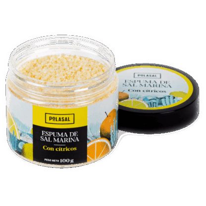 Mousse de sel marin nature au citron et orange 100 g – Image 2